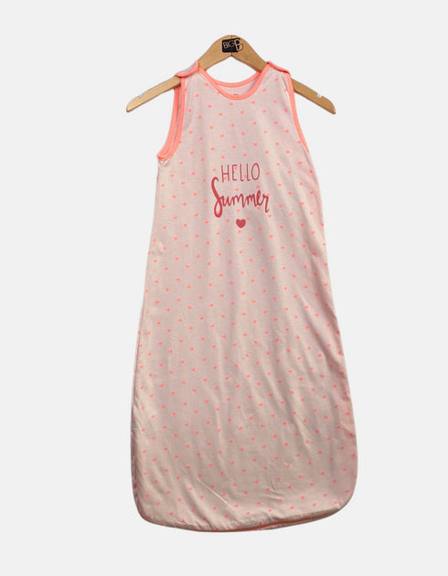 Hello Summer Baby Sleep Sack with Heart Design